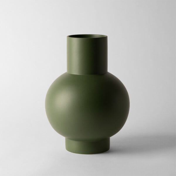 X Large Strøm Vase - Deep Green